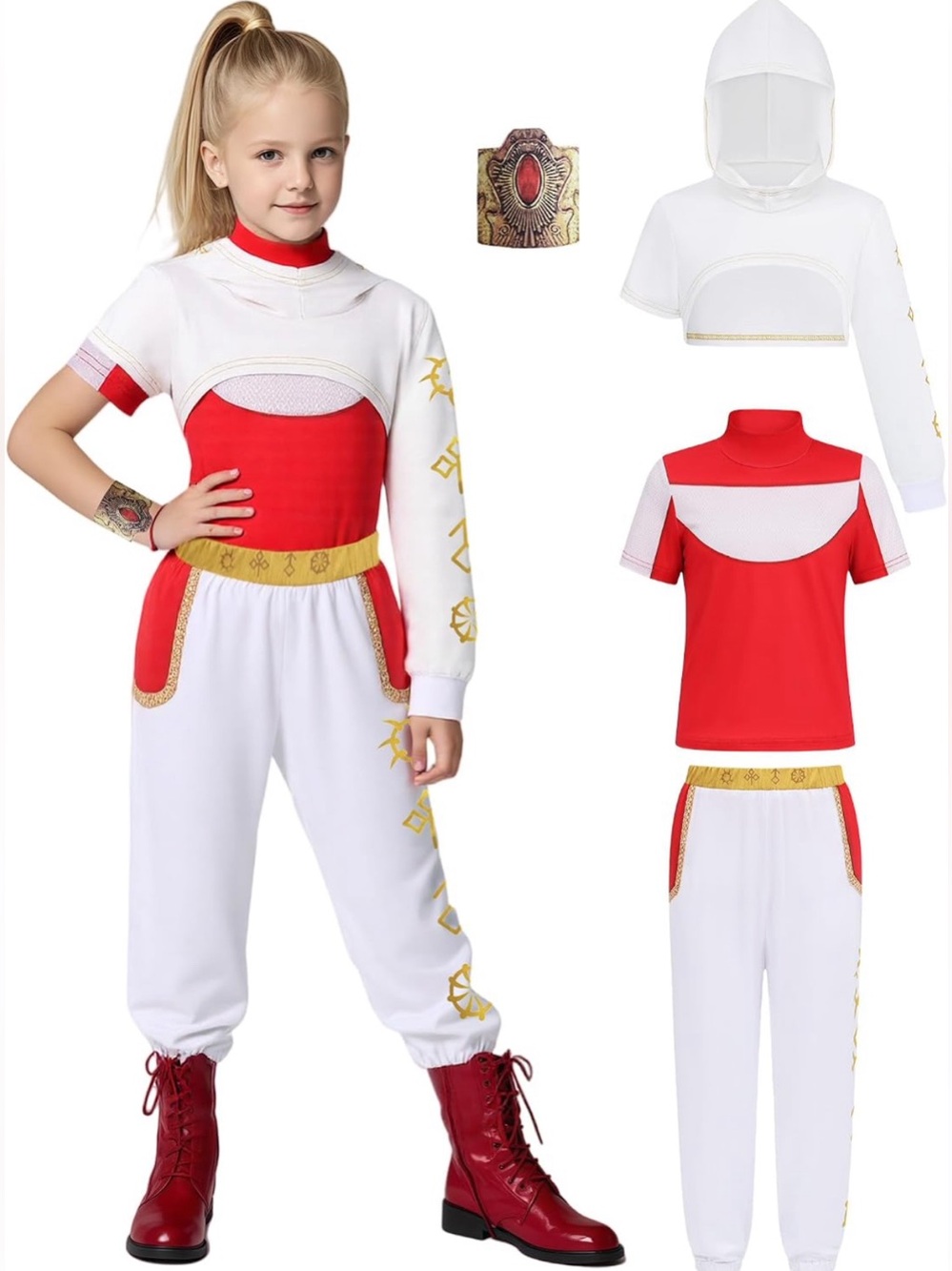 Disney Zombies Movie Costume Nova Cosplay Cheerleader NIP Size: 140 = US 10